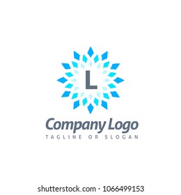 L LETTER LOGO TEMPLATE