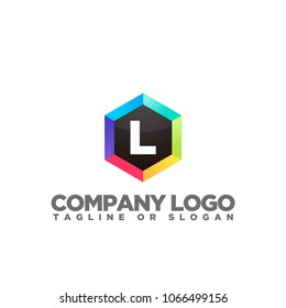 L LETTER LOGO TEMPLATE