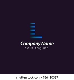 L LETTER LOGO TEMPLATE