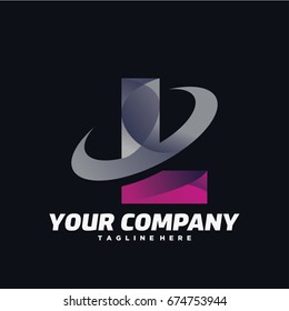 L Letter Logo Template Design Vector, Emblem, Design Concept, Creative Symbol, Icon