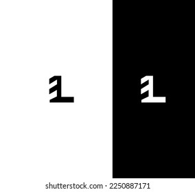 L Letter Logo Usable Vector Template Abstract Monogram Symbol 