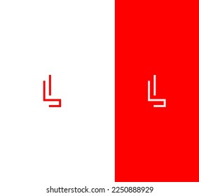 L Letter Logo Usable Vector Template Abstract Monogram Symbol 