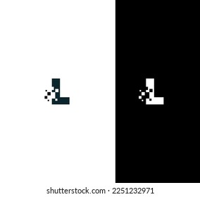 L Letter Logo Usable Vector Template Abstract Monogram Symbol 