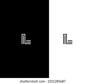 L Letter Logo Usable Vector Template Abstract Monogram Symbol 
