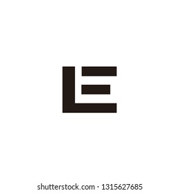 l letter logo vector combination with other font new