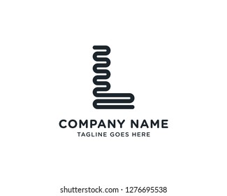 L Letter Logo Vector Design Template