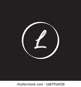 L letter logo vector design