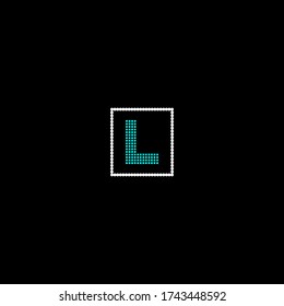 L letter logo vector design