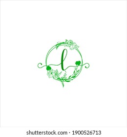 L letter logo vector design on white color background. l icon