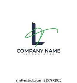L-Buchstaben Logo, Vektorgrafik-Design