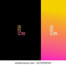 L Letter Logo Vector Template Abstract Monogram Symbol 