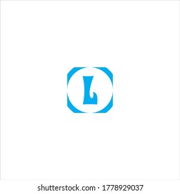 L letter logo vintage design