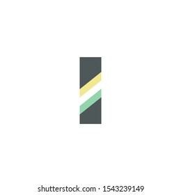 L letter Multicolor logo design vector