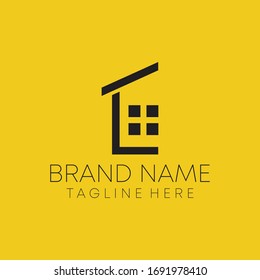 L Letter Real Estate Logo Design - Real estate logo