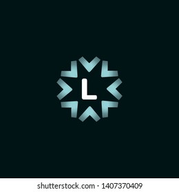 L LETTER VECTOR LOGO APHABET ICON