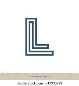 L Letter vector Logo Template Illustration Design. Vector EPS 10.