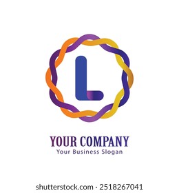 L  lettering logo is simple, easy to understand and authoritative