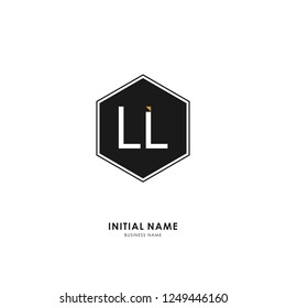 L L Ll Initial Logo Letter Stock Vector (Royalty Free) 1249446160