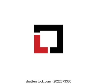 Plantilla de vector de diseño de logotipo de letra L