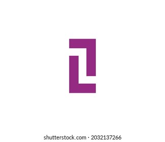 L and ll logo design vector template