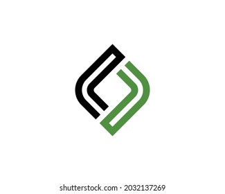 L and ll logo design vector template