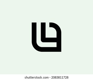 L LL logo design vector template