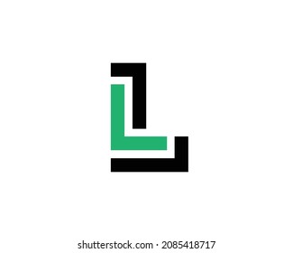 L LL Logo Design Vector Template