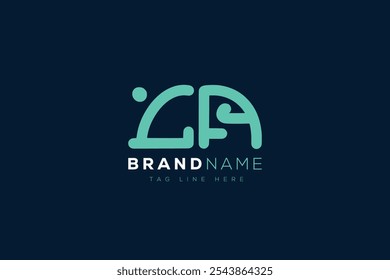 L and A logo design. LA abstract Letters Logo Monogram. This logo design is the process of creating a visual symbol that represents a brand, company, or individual.