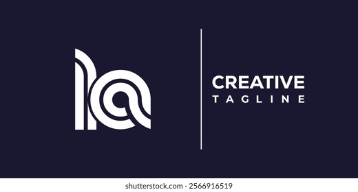 L and A logo design. LA abstract Letters Logo Monogram. This logo design is the process of creating a visual symbol that represents a brand, company, or individual.