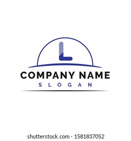 L Logo Design. L Letter Logo Icon Vector Illustration - Vector