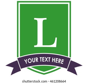 L logo design vector