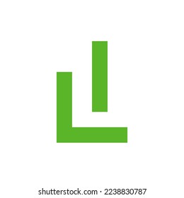 L I logo design vector sign