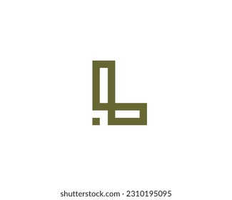 L logo design vector template