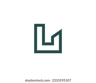 L logo design vector template