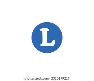 L Logo design vector template