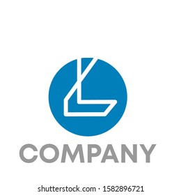 L logo icon design template sign  
