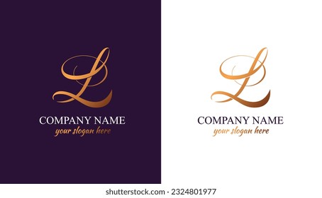 L logo. L letter logo template elements. personal monogram. Vector elegant logo. letter L logo design