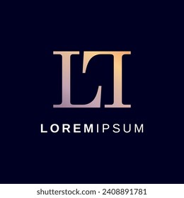 L logo monogram business letter initial black and white icon style Design
