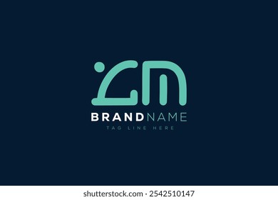 Diseño de logo L y M. LM Letras abstractas Logo Monograma. Este diseño de logotipo es el proceso de crear un símbolo visual que representa una marca, empresa o individuo.
