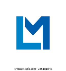 L And M Logo Vector.