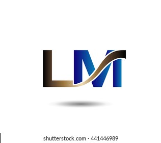 L and M logo vector
