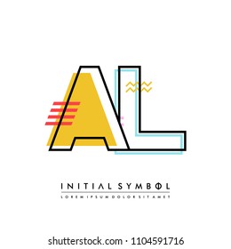 A L Memphis initial letter vector.