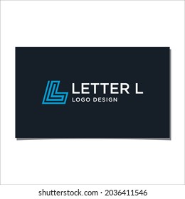 VECTOR DE DISEÑO DE LOGOTIPO DE LETRA L