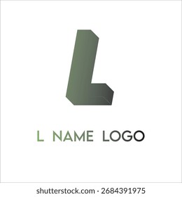 Logotipo de nome L, modelo, vetor exclusivo para marcas comerciais