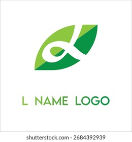 L name logo, template, vector unique for business branding