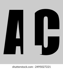 L DISEÑO DE LOGOTIPO DE ESPACIO NEGATIVO 