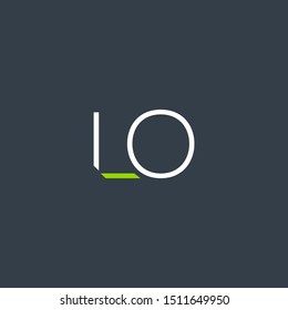 L & O joint logo design vector