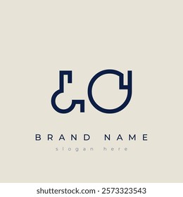 L and O logo design. LO abstract Letters Logo Monogram. This logo design is the process of creating a visual symbol that represents a brand, company, or individual.