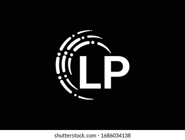L P Initial Letter Logo design vector template, Graphic Alphabet Symbol for Corporate Business Identity