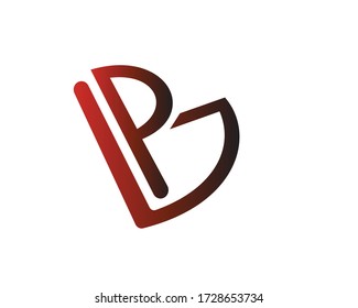l und p Logo-Design 